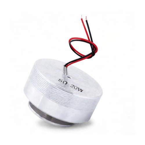 1 Stücke 50 MM 2 Zoll Alle Frequenz Resonanz Lautsprecher Vibration Runde Starke Bass Vibration Lautsprecher 360 ° FrequenzüBertragung Sound (8 Ω 20 w)