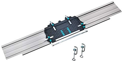 wolfcraft Riel de guía FKS 145 I 6913000 I Sistema de guía para sierras circulares de mano