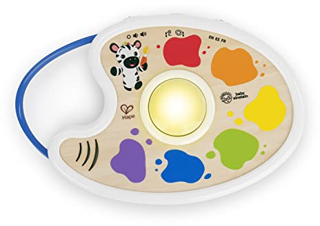 Baby Einstein + Hape Playful Painter Magic Touch Color Palette Light Up Toy, Boy Or Girl Ages 6+ Months, Multicolor