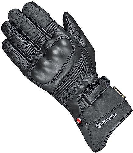 Held Springride Lederhandschuhe lang – Motorradhandschuhe – Gore-Tex – Schwarz