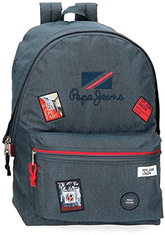 Pepe Jeans Kay Mochila Escolar, Azul