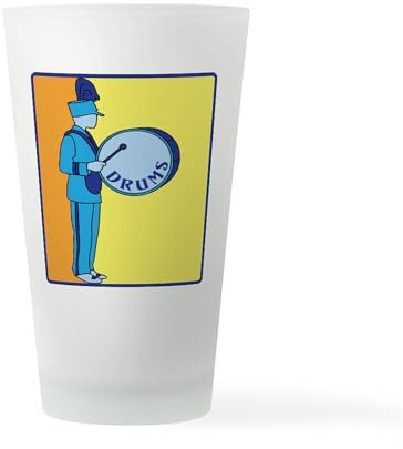 CafePress Drums Pint Glass, 16 oz. Drinking Glass