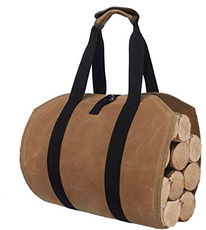 Firewood Bag Firewood Carrier Firewood Log Carrier Tote Bag Fireplace Wood Holder Big Storage Cover Waterproof Best for Carrying Wood at Home Or Camping