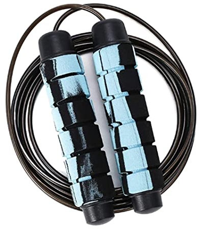BOGAZY Seilspringen Sprungseil Aerobic-Übungen, Die Indoor-Springseil Überspringen, Einstellbare Lagergeschwindigkeit, Fitness-Home-Sprungübungsgeräte Jump Rope (Color : B, Size : 300cm)