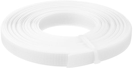 QUARKZMAN Stecche per Cucito, 1 Pezzo 10 Iarde 12 mm - Stecche per Corsetti Bassa Densità Poliestere Cucire per Abito Sposa, Abito Sposa (Bianco)