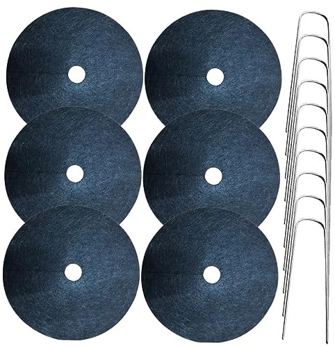 FUNOMOCYA 1set Non- Cover Fabric Pegs for Weeding Control Gardens Moisture-retaining Landscape Membrane for Tree and Plant