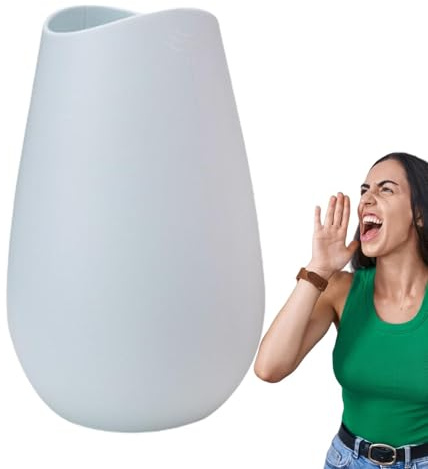 Amortiguador vocal, jarrón de práctica de canto, tarro de gritos para aliviar el estrés, jarrón de gritos para gestión de la ira, silenciador de voz de silicona de alta calidad para práctica de canto,