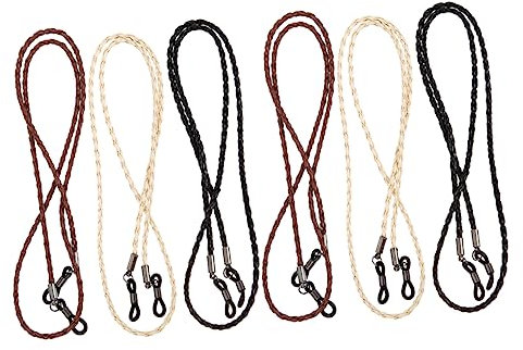 Homoyoyo 6pezzi Laccio Per Occhiali Uomo e Donna Flessibile e Resistente Per Uso Quotidiano Antismarrimento e Compatibile Con Vari Modelli