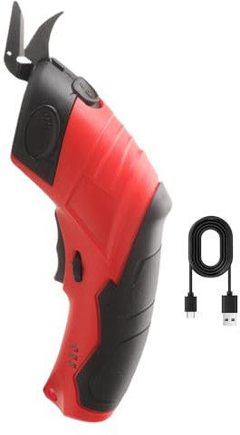 Forbici elettriche senza fili, taglia-tessuto elettrico - Forbici wireless ricaricabili USB - Forbici per tessuto multiuso, strumento da taglio per tappeti in pelle, cartone