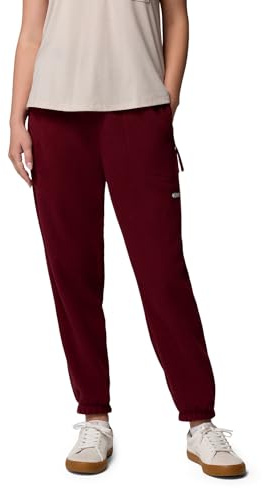 Columbia Sequoia Grove Fleece Pant, Pantaloni in maglia, Materiale ecocompatibile, Vita elasticizzata, Tasche di sicurezza, Chiusura a scatto, Polsini elasticizzati - da donna