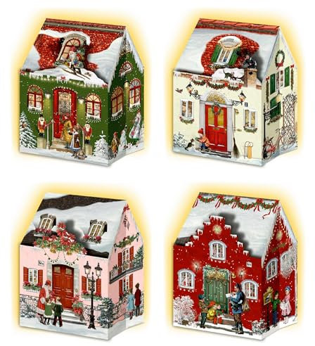 Mini-Adventskalender – Happy Christmas Houses: Der Preis gilt pro Stück - Motiv nicht frei wählbar
