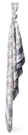GUESS Foulard Scarf 125X125 Black Multi