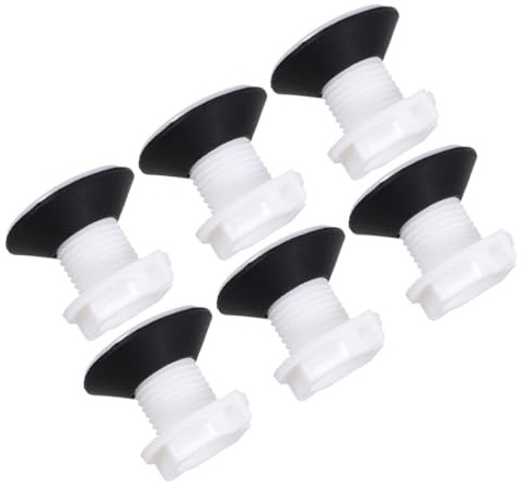 Toddmomy 6 pièces Lot de Bouchons Évier Plastique Étanches pour Lavabo Salle de Bain et Cuisine Bouchons de Vidange pour Évier et Buanderie Accessoires Fonctionnels Anti-débordement