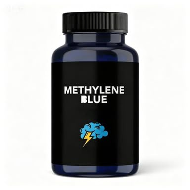 Metylenblå kapslar för människor - hög renhet | Memory Supplement och Brain Booster Supplement | Dagligt välbefinnande och mobilsupport