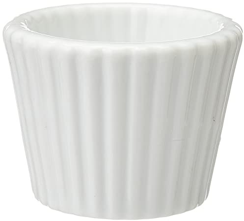 GenWare Porcelain Fluted Ramekin 1.5oz / 45ml, 369206, Pack of 12