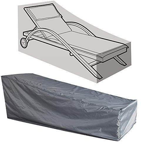 Kaxich Waterproof Protective Sun Lounger Cover 208 x 76 x 41/79 cm