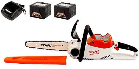Stihl 12540115858UC - Motosega a batteria MSA 140 C-B + 2 batterie AK30 + 1 AL101