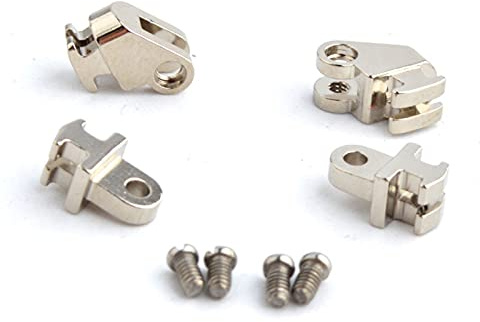 10sets /lot Replacement Eyeglasses Hinge, Optical Spectacle alloy Eyewear Glasses Eyeglasses Hinge Screws Plastic Glasses Repairing Accessories (Color : 10sets)