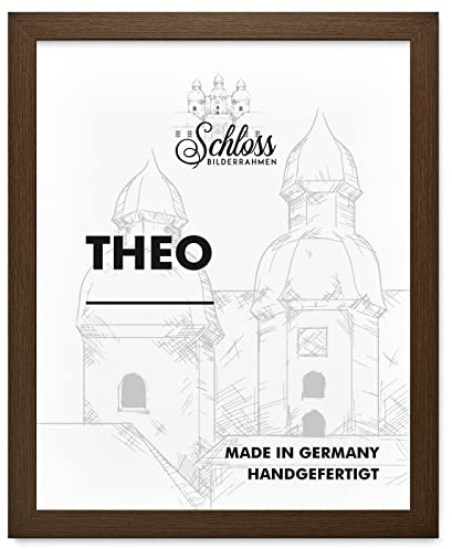 Schloss BILDERRAHMEN Theo 84x119 cm DIN A0, Dekor Eiche dunkel