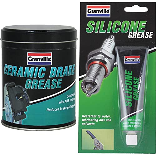 Granville 0841A Ceramic Brake Grease, 500 g & 0073A Silicone Grease Tube,70G