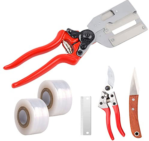 Garden Grafting Tool, Pfropfschere Multi Pfropfwerkzeug, Garten Obstbaum Pfropfschere Veredelungsschere Obstbäume Pfropfen Schneidwerkzeug für Garten Pflanz Obstbaum Blumen Zweige