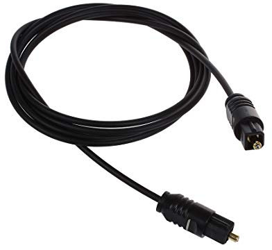 Lrporyvn 3 FT 1.1M Metre Digital Fibre Optical Audio Toslink SPDIF DVD Cable Lead Plug