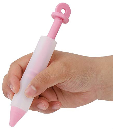 Lebensmittelechter Silikon-Dekorationsstift mit 4 Düsen, Kuchenform, Einfach zu Lagern, Bequeme Reinigung (-JY25406-03)