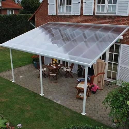 ZHUOZ1T Transparente Polycarbonat-Dachplatten,2mm Dick Gewächshaus Ersatzplatten,Stoßfestes PC Endurance Board,UV-beständig Isolierplatten,für Carports,Vordächer,Terrassen,Balkon (0.6m x 3m)