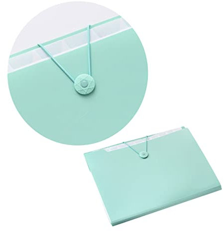 Tofficu 1stück Fächermappe Aus Kunststoff Mit Erweiterbaren Taschen Und Druckknopfverschluss Farblich Sortiert Für Büro Schule Und Zuhause Zur Dokumentenorganisation