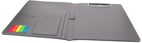 STOBOK 1stück Portfolio Organizer Binder Pu Business Dokumentenmappe Mit Fächern Für Karten Und Notizen Eleganter Arbeitsordner Für Büro