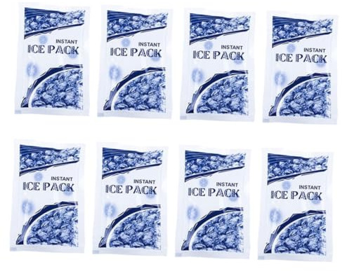 SHERCHPRY 8stücke Einmalige Kühlbeutel Für Instant Kühlpacks Für Outdoor-aktivitäten Schmerzlinderung Bei Verletzungen Und Entzündungen Sofortige Anwendung