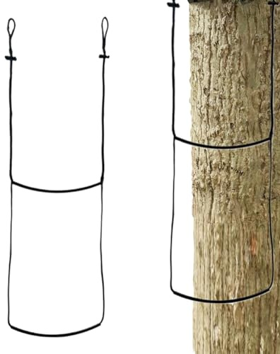 Escalera de cuerda para casa de árbol, escalera de cuerda de 1,5 m, tipo de escalera de escalada de dos niveles, cierre de correa ajustable, correas tejidas a mano para camping, niños, aventuras al