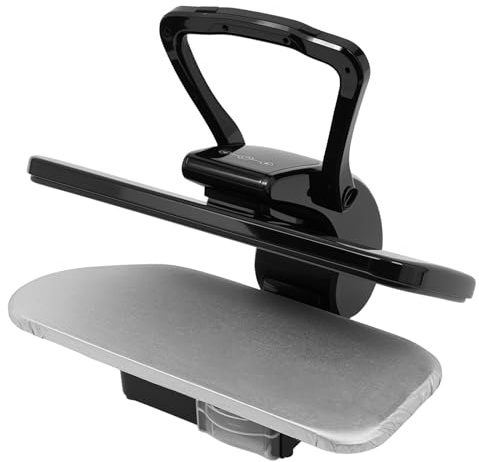 Plancha de 26 pulgadas 2200 W 5 niveles para uso doméstico y comercial | Prensa de vapor con fuerte vapor y pantalla táctil para un planchado sin esfuerzo de nailon a lino (negro)