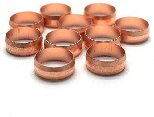 10 X 15mm Copper Compression Olives