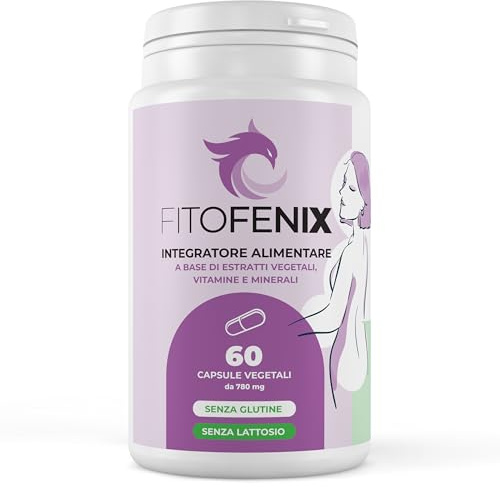 Integratore Menopausa completo donna per Vampate di Calore, Secchezza, Peso - 100% Naturale, NO Soia - 60 capsule con Fitoestrogeni, Salvia e Trifoglio Rosso Forte - Integratore Premenopausa