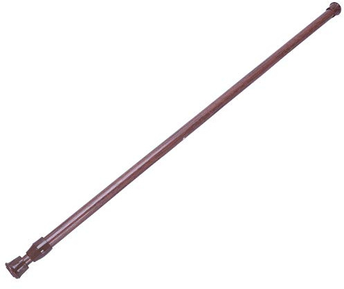 Bastoni telescopici estensibili per tende, 55-90 cm, colore legno