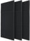 JOIKIT Lot de 3 tapis de bar en caoutchouc de PVC souple antidérapant, bar coussin mat pour cuisine, cafés, restaurants, 45,7 x 30,5 cm, noir