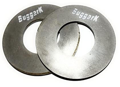 Arandelas planas super grandes EXT 150mm x INT 72mm x GRUESO 4mm (2 UNIDADES) para maquinaria OBRAS PÚBLICAS,etc. EXCLUSIVAS