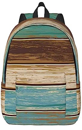 KoNsev Rustikaler Laptop-Rucksack, Reiserucksack, Arzttasche, schwarz, Rucksack, stilvoll, leicht und funktional, Schwarz , M