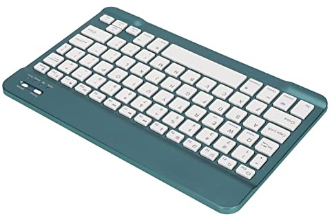 Bewinner Mini Teclado Inalámbrico, Teclado Universal Delgado Portátil BT 3.0, Alcance Inalámbrico 10M, Teclado para Dispositivos Múltiples para, para (Aoyamadai)