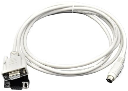 MUHM Geeignetes TK6070 HMI Touch Panel Connect PLC Programmierkabel TK6070-DVP TK6070-XC (Color : White, Size : 3m)