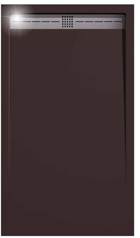 SoulHome Piatto Doccia in Resina 120x70 Cioccolato Design minimalista