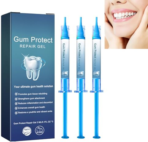 KOAHDE Gel per la Cura delle Gengive,Gel per la Riparazione delle Gengive,,3PC,Per riparare il gonfiore delle gengive e pulire profondamente le macchie e il tartaro dei denti