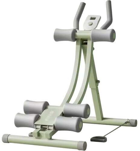 Bauchtrainer Zusammenklappbare Höhenverstellbare Bauch Trainingsgerät, Ergonomische rutschfeste Core-Maschine, Abdominal Ab Machine Mit 120°-Bogendesign(A)