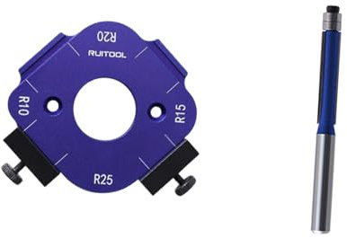 Colcolo Modello di posizionamento dell'angolo, lega di alluminio, professionale, jig per raggio d'angolo del tavolo della fresatrice per la lavorazione, Style a