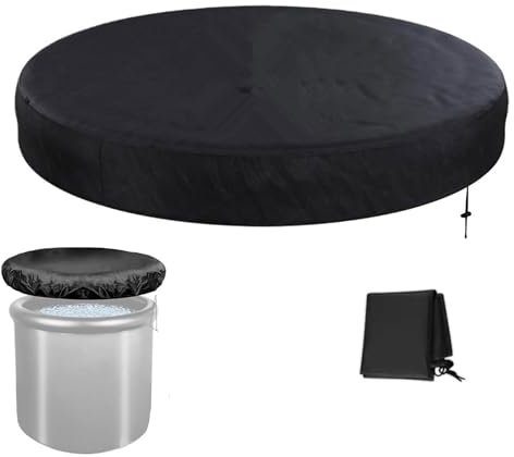 Hayaww 80cm Ice Bath Lid Bathtub Lid Foldable Ice Tub Lid for Adults Portable Ice Bath Tub Cover for Ice Bath (B)