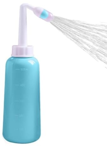 Tragbares Bidet-Waschflasche für Damen, Reise-Bidet-Flasche, sanfte Intimpflege, 500 ml, tragbare Intimwaschflasche, reisefreundliches Design (grün)