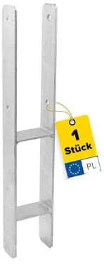 H Anker Pfostenträger Pfostenträger zum einbetonieren H Anker 14x14 | Pfostenanker - Pfostenträger 90x90 Pfostenträger höhenverstellbar Zaunpfosten Holzpfosten Terrasse Carport Pavillon