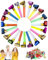 TPZORJX 20 Piezas Trompeta Secador de Pelo para Fiestas, Fiesta de Animación Infantil, Caja de Cumpleaños Infantil, Fiesta de Cumpleaños de Año Nuevo,Navidad Juguetes Divertidos (Colores Mezclados)