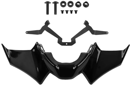 Spoiler Per Moto Per MT-07 Per MT 07 SP 2021 2022 2023 2024 Spoiler Anteriore Spoiler Anteriori Naked Downforce Winglet Deflettore Alettone Winglet Aerodinamico(Glossy Black)